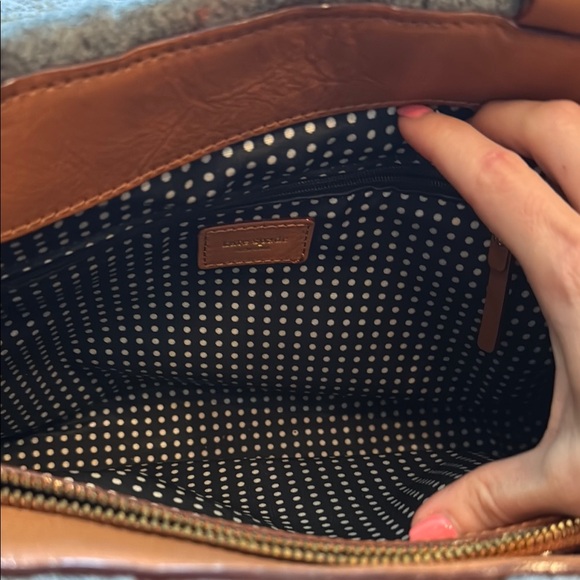 Kate Spade Gray and Brown Wool Tote Bag - Picture 4 of 7